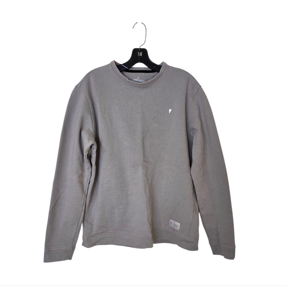 Primo Gray Crewneck Fleece Sweatshirt Men's‎ Large Golf Activewear